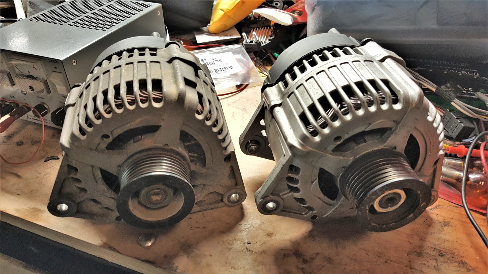 Two alternators